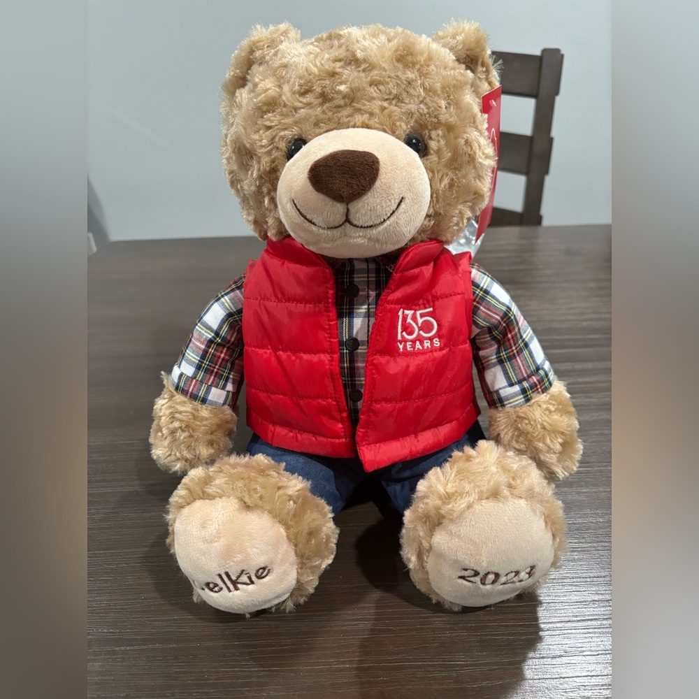 NWT 2023 Official BELKIE Bear from Belk, Celebrating 135 Years!